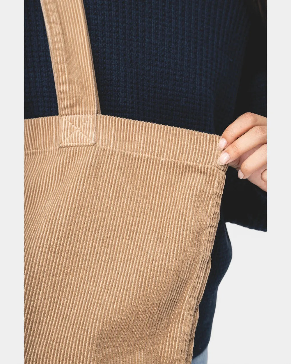 Cord-Tasche in Washed-Optik zum Personalisieren - 1